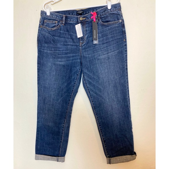 NWT I Heart Ronson Cropped Boyfriend Jeans - Picture 1 of 2